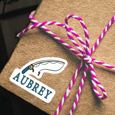 Aubrey Sticker Fishing Rod Notebook Image