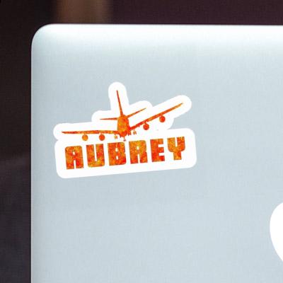 Sticker Aubrey Airplane Image