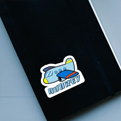 Aubrey Sticker Airplane Notebook Image