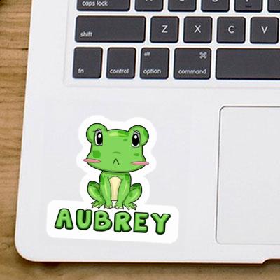 Sticker Frosch Aubrey Laptop Image