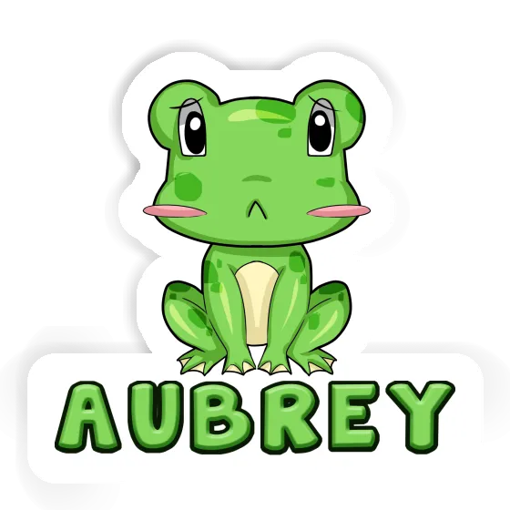 Sticker Frog Aubrey Laptop Image