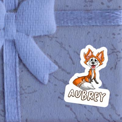 Aubrey Autocollant Renard Laptop Image