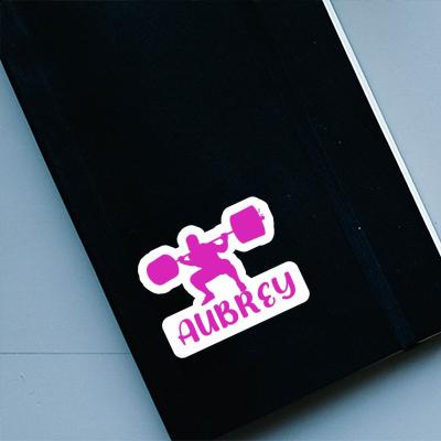 Weightlifter Sticker Aubrey Image