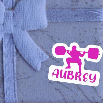 Weightlifter Sticker Aubrey Notebook Image