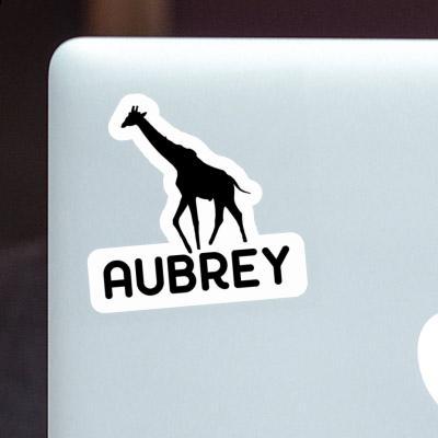 Sticker Giraffe Aubrey Laptop Image