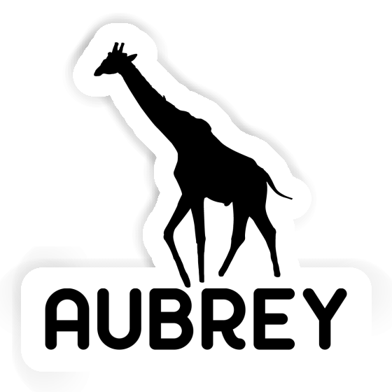 Aubrey Autocollant Girafe Notebook Image