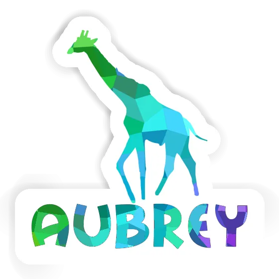 Aubrey Autocollant Girafe Laptop Image