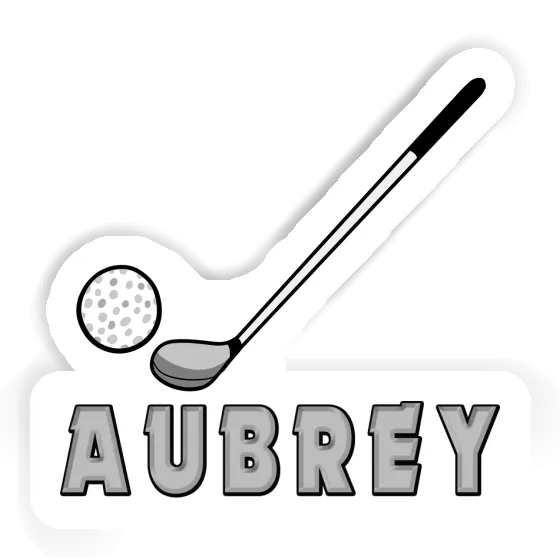 Golf Club Sticker Aubrey Image