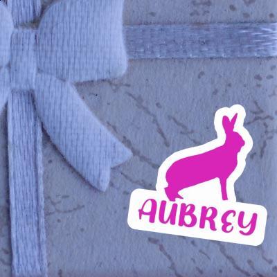 Autocollant Lapin Aubrey Notebook Image