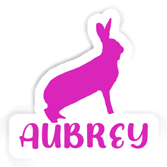 Autocollant Lapin Aubrey Laptop Image