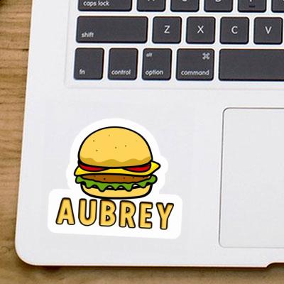 Aubrey Sticker Beefburger Laptop Image