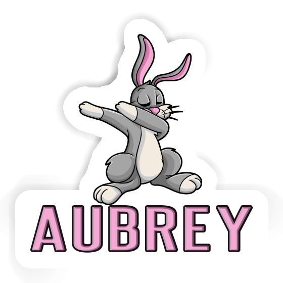 Aubrey Autocollant Lapin Notebook Image