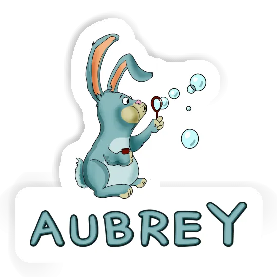 Aubrey Autocollant Lapin Laptop Image