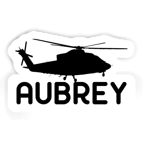 Aubrey Sticker Helicopter Image