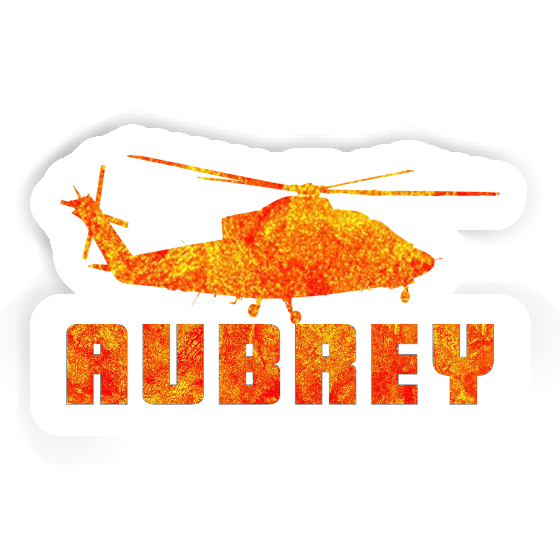 Aubrey Sticker Helicopter Image