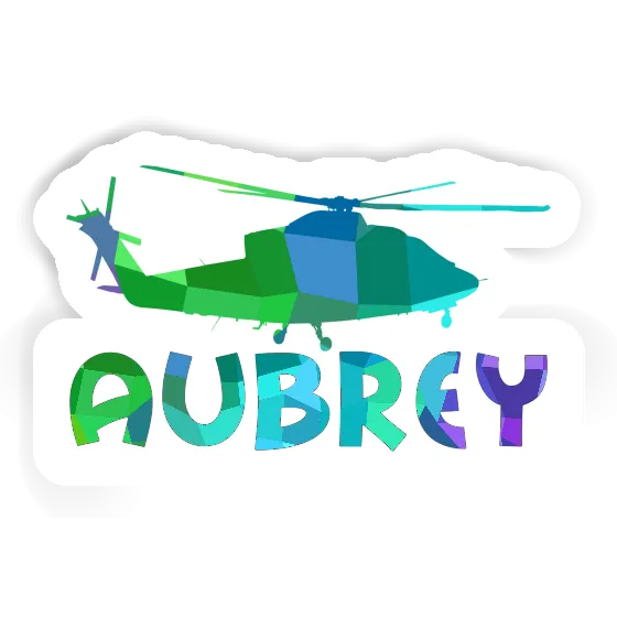 Helicopter Sticker Aubrey Image