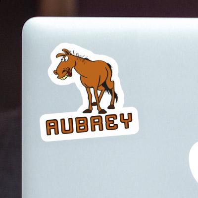 Autocollant Cheval Aubrey Laptop Image