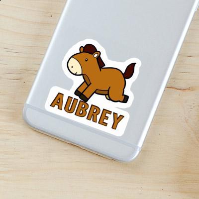 Aubrey Sticker Horse Notebook Image