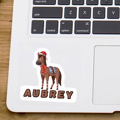 Aubrey Sticker Christmas Horse Gift package Image