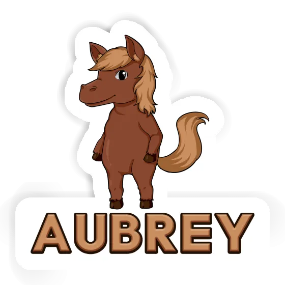 Aubrey Autocollant Cheval Laptop Image