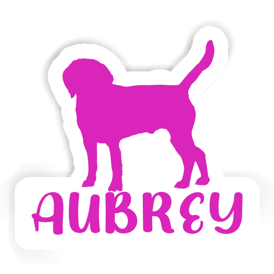 Sticker Aubrey Dog Notebook Image