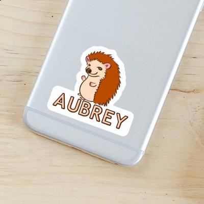 Aubrey Sticker Hedgehog Notebook Image