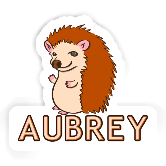 Aubrey Sticker Hedgehog Image