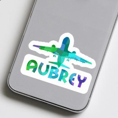 Jumbo-Jet Autocollant Aubrey Laptop Image