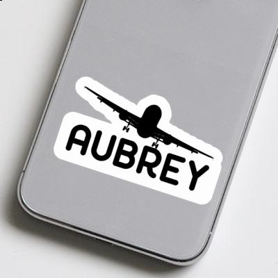 Airplane Sticker Aubrey Notebook Image