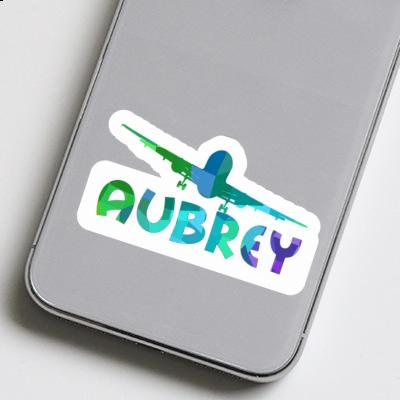 Sticker Aubrey Airplane Image