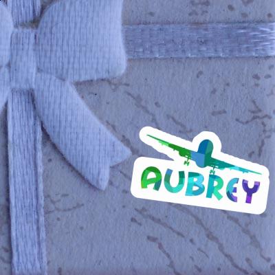 Sticker Aubrey Airplane Gift package Image