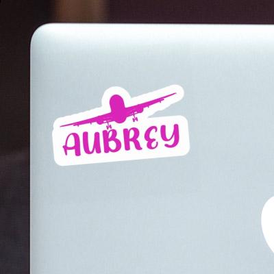 Sticker Airplane Aubrey Laptop Image