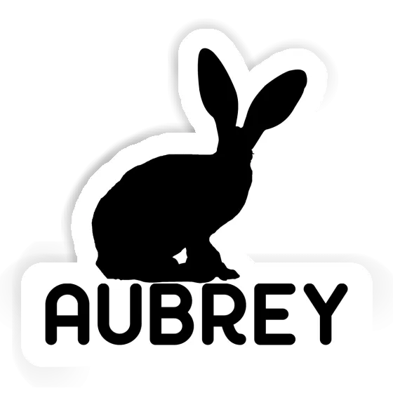 Aubrey Sticker Rabbit Notebook Image