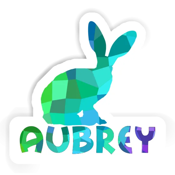 Lapin Autocollant Aubrey Image