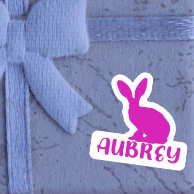 Autocollant Lapin Aubrey Laptop Image