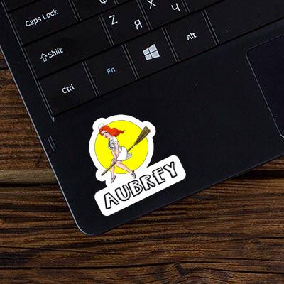 Krankenschester Sticker Aubrey Laptop Image