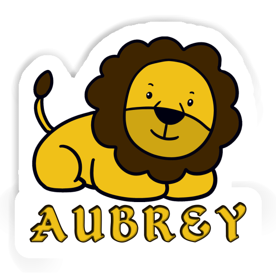 Autocollant Lion Aubrey Gift package Image