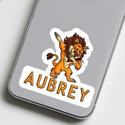 Autocollant Lion Aubrey Laptop Image