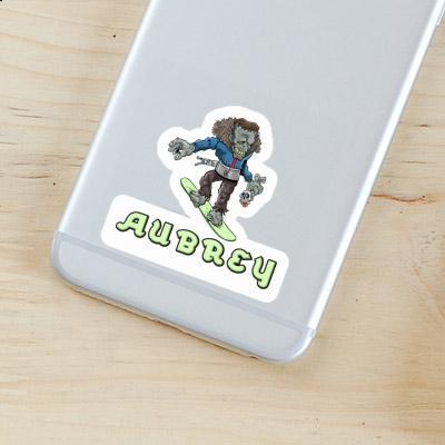 Sticker Aubrey Snowboarder Gift package Image