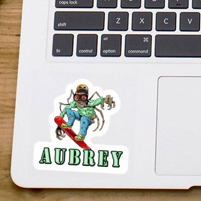 Aubrey Aufkleber Snowboarder Laptop Image