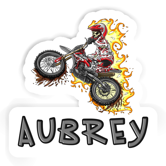 Sticker Dirt Biker Aubrey Laptop Image