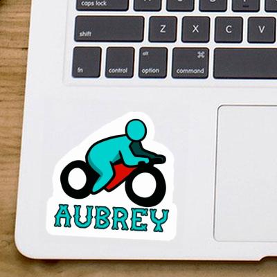 Motocycliste Autocollant Aubrey Image