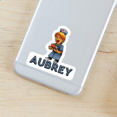 Aubrey Sticker Nurse Laptop Image