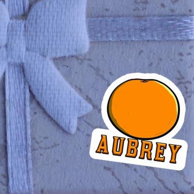 Autocollant Aubrey Orange Notebook Image