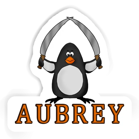 Sticker Pinguin Aubrey Gift package Image