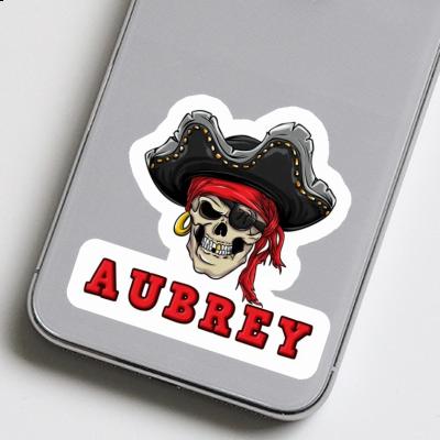 Aufkleber Piratenkopf Aubrey Image