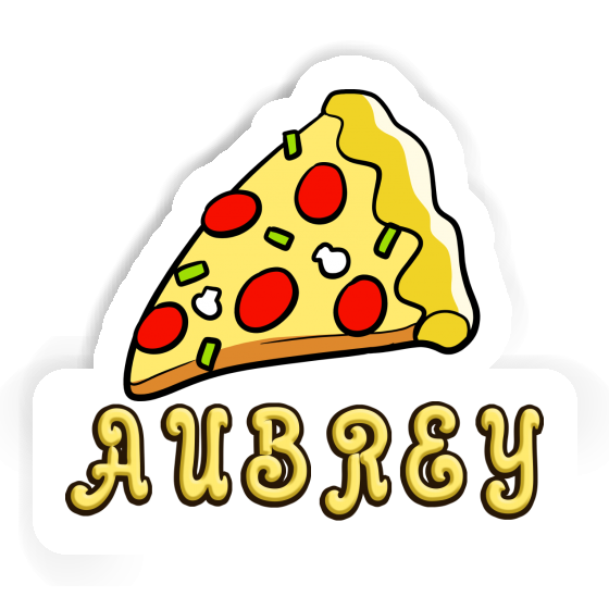 Sticker Pizza Aubrey Notebook Image