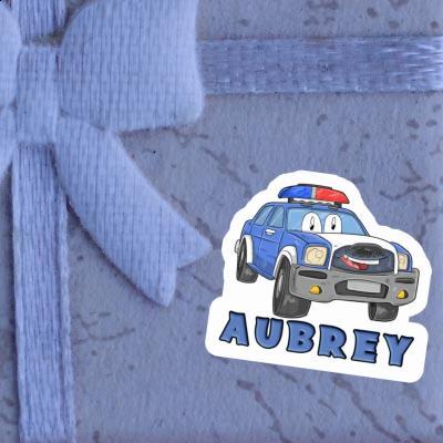 Sticker Police Car Aubrey Image