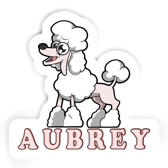 Poodle Sticker Aubrey Notebook Image