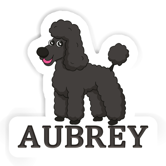 Sticker Poodle Aubrey Notebook Image